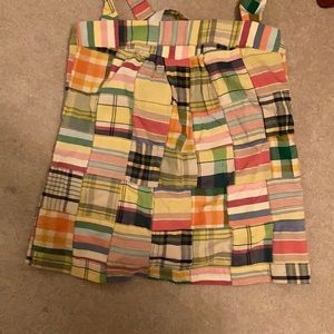J.crew madras tank sz 2